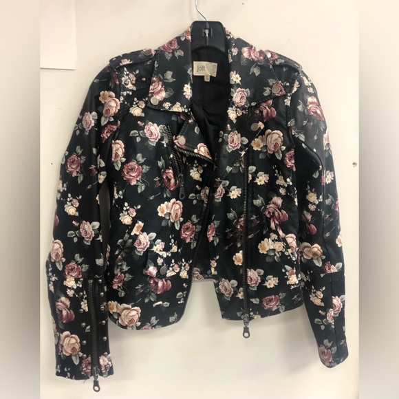 JOLT BOMBER FLORAL JACKET IN SIZE SMALL IN POLYURETHANE MATERIAL WATER PROOF - Picture 9 of 16